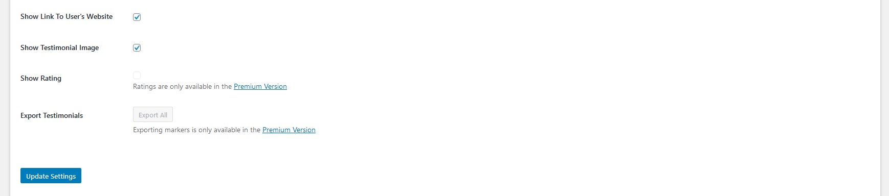 Options Tab — Part 2